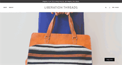 Desktop Screenshot of liberationthreads.com